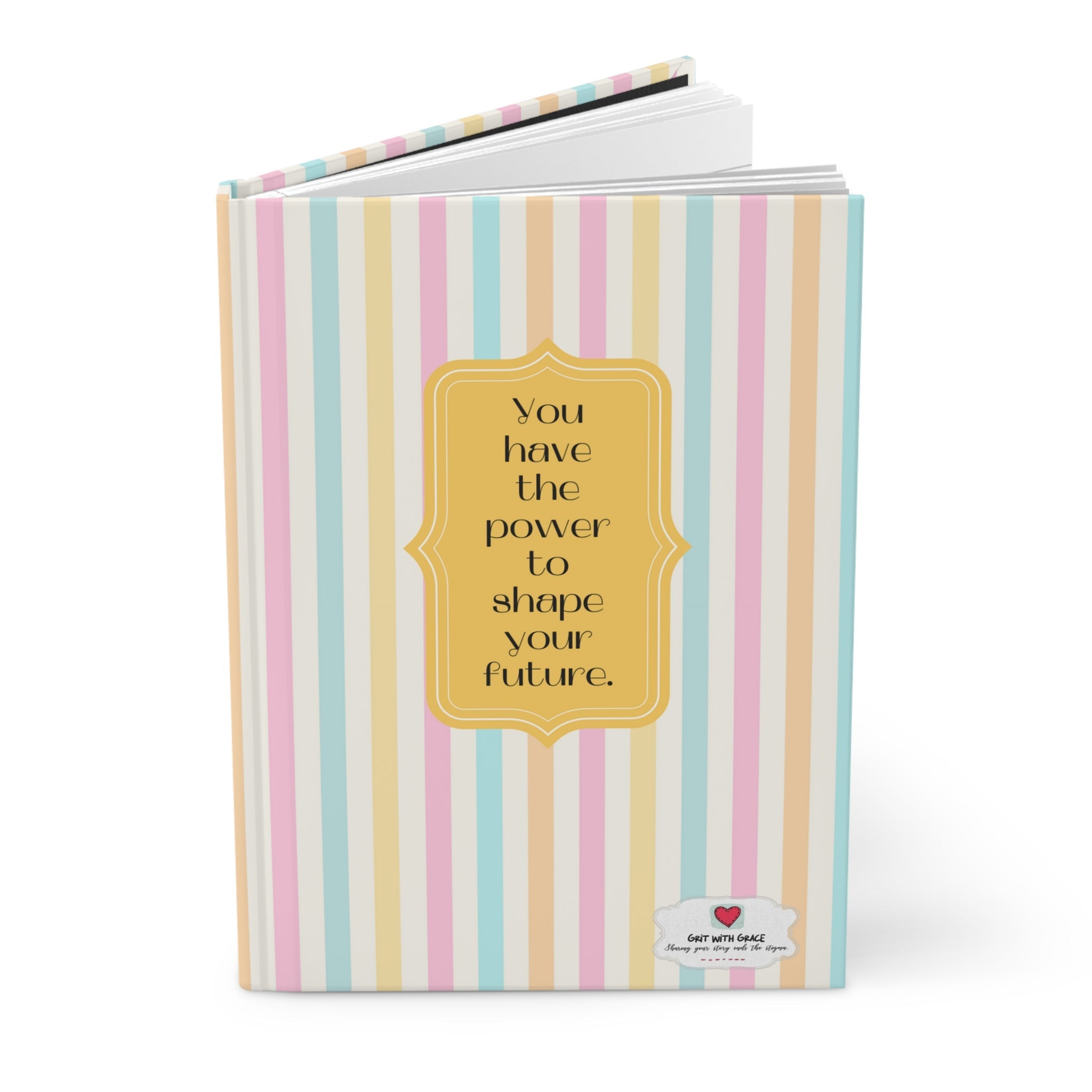 Grit with Grace 'Strength in Resilience' Hardcover Journal