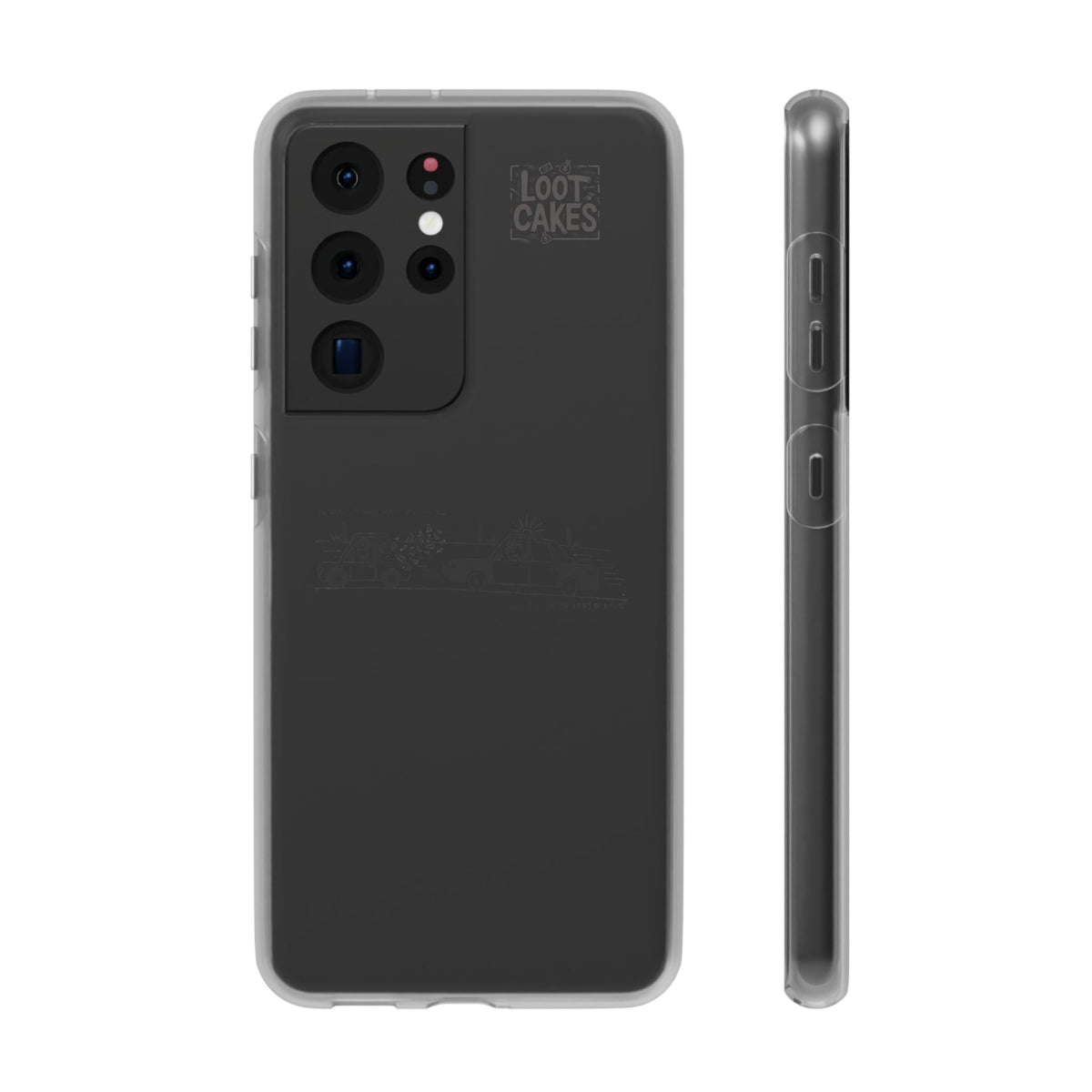 Loot Cakes x Mike Maldonado Phone Case | Slim Clear TPU Graphic