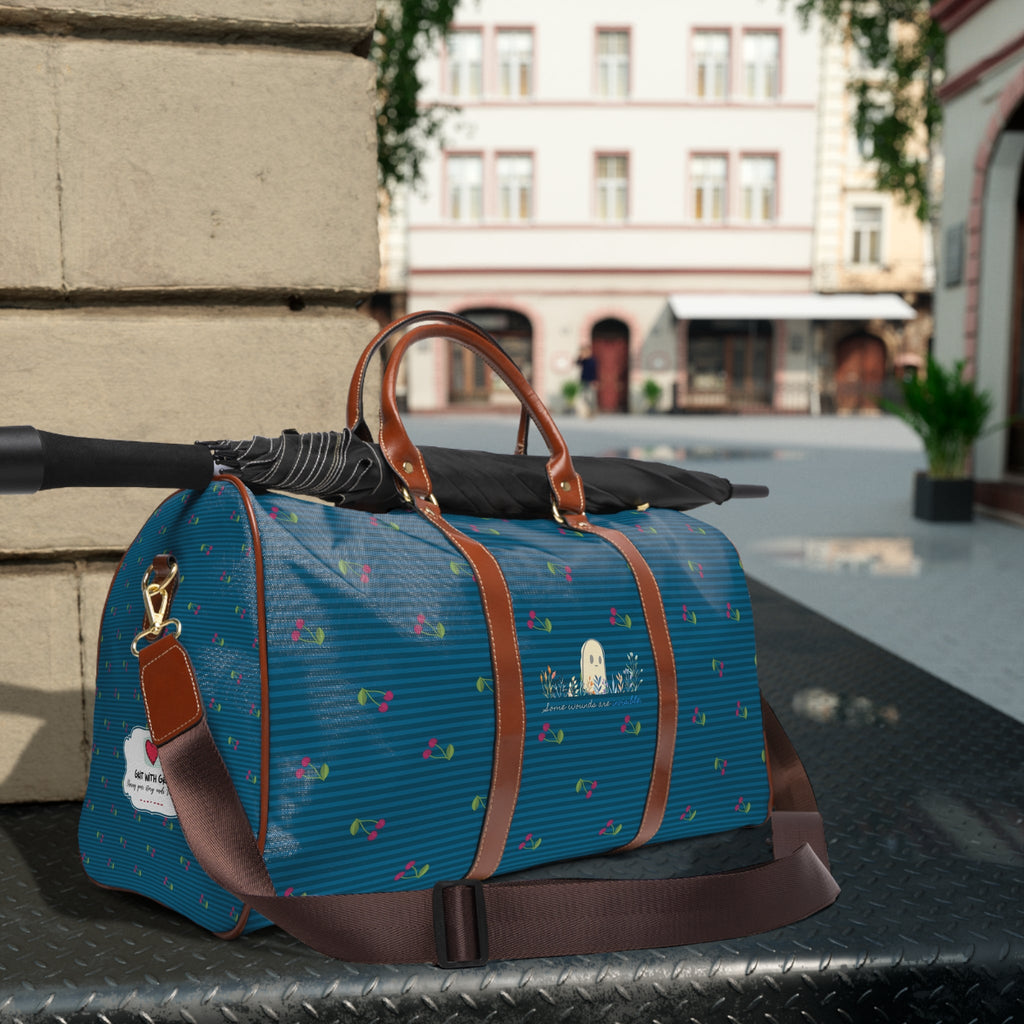 Invisible Ghost Series - "Some wounds are invisible." Waterproof Travel Bag