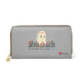 Invisible Ghost Series - "Not all battles leave visible scars." Zipper Wallet