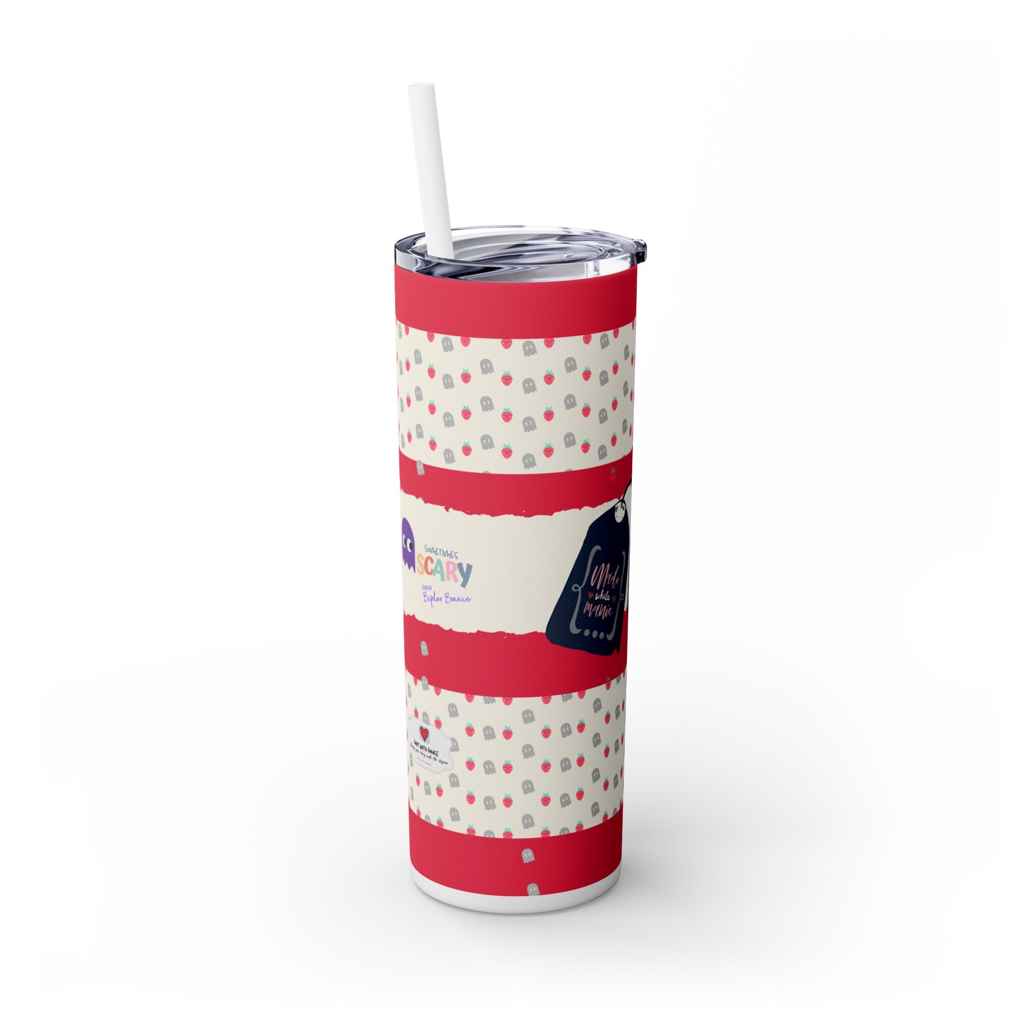 Bipolar Bonnie 'Expressing the Journey' 20oz Skinny Tumbler - Limited Edition