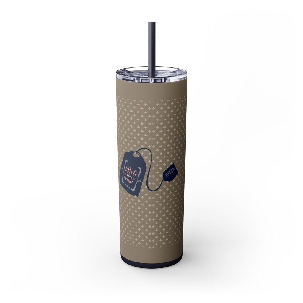 Grit With Grace Let It Be Brown 20oz Skinny Tumbler