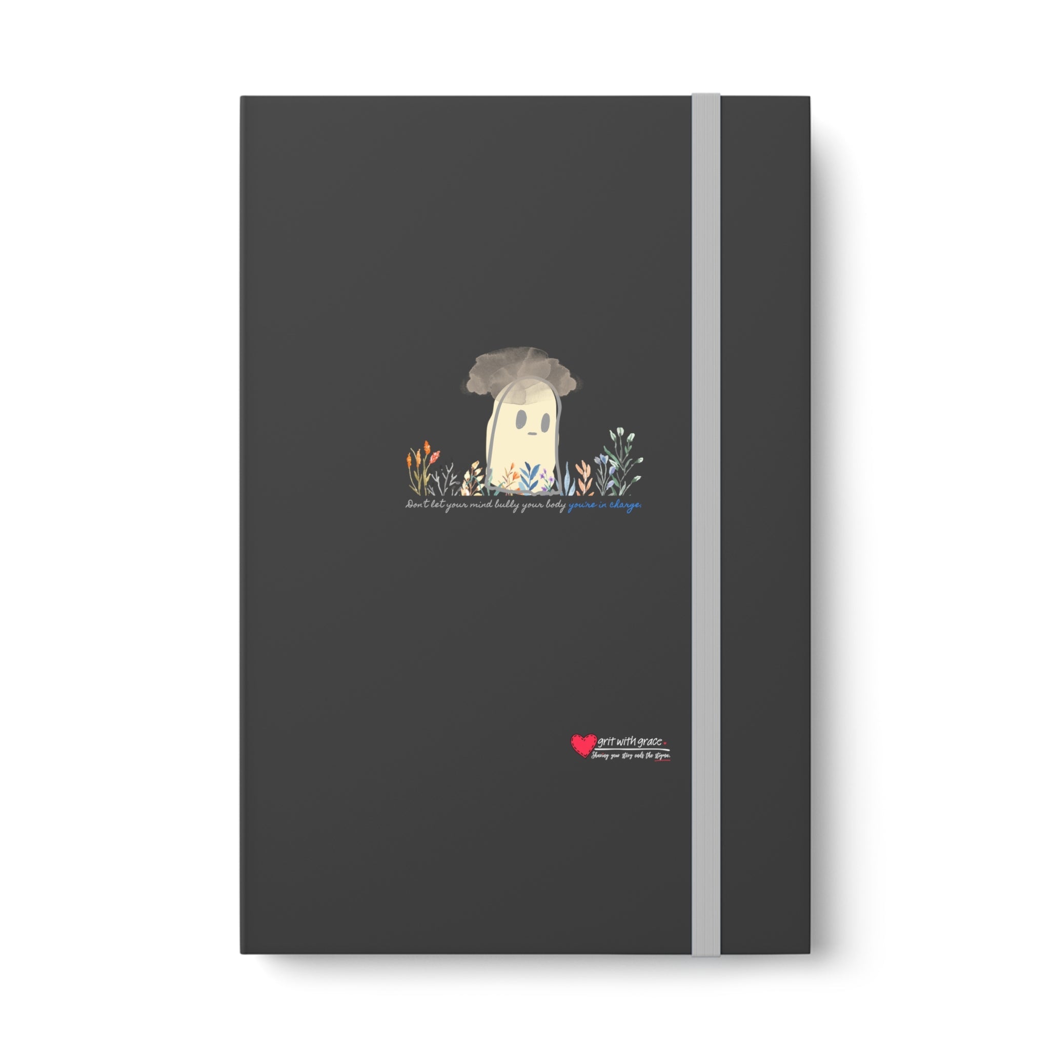 Invisible Ghost 'Mind Over Body' Ruled Notebook