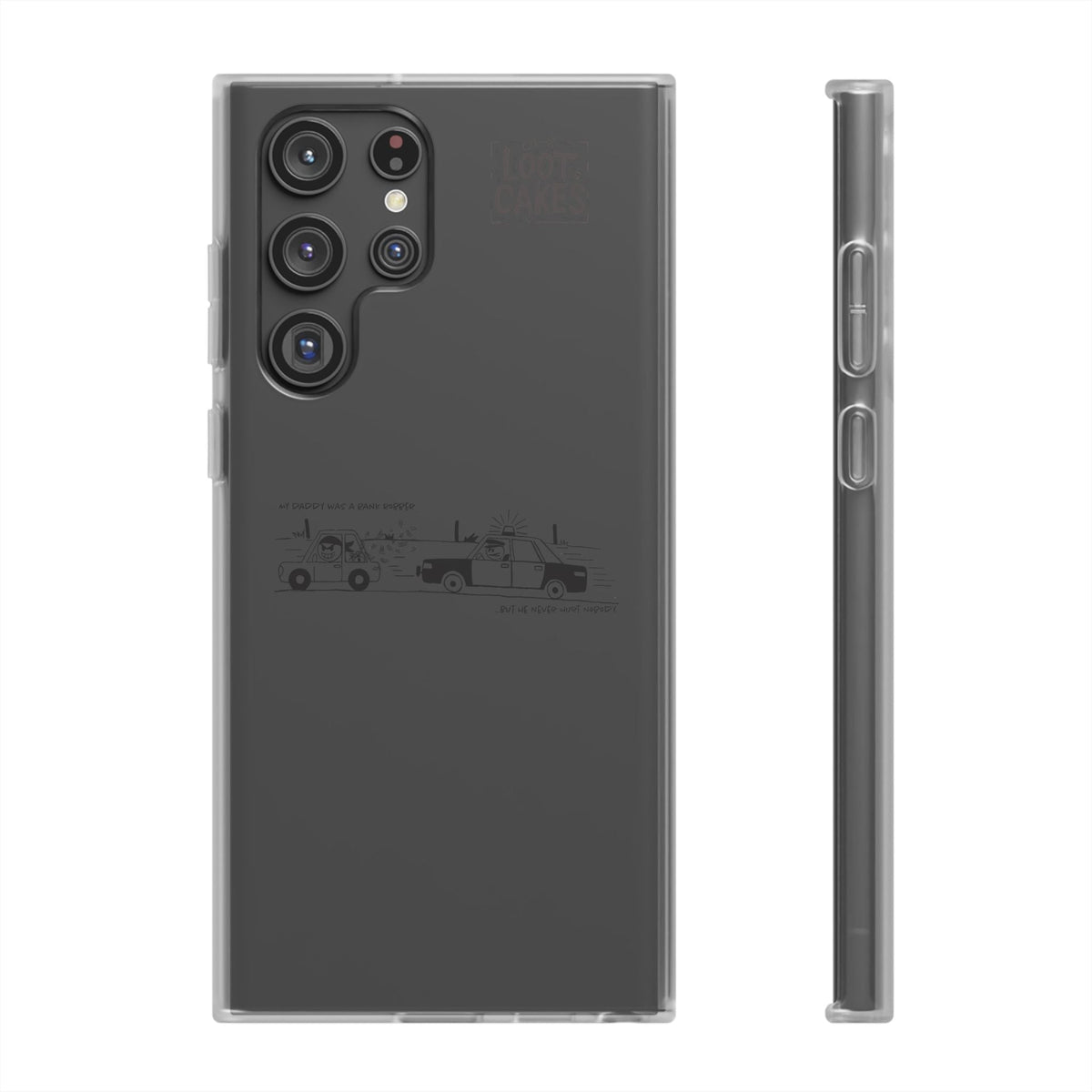 Loot Cakes x Mike Maldonado Phone Case | Slim Clear TPU Graphic