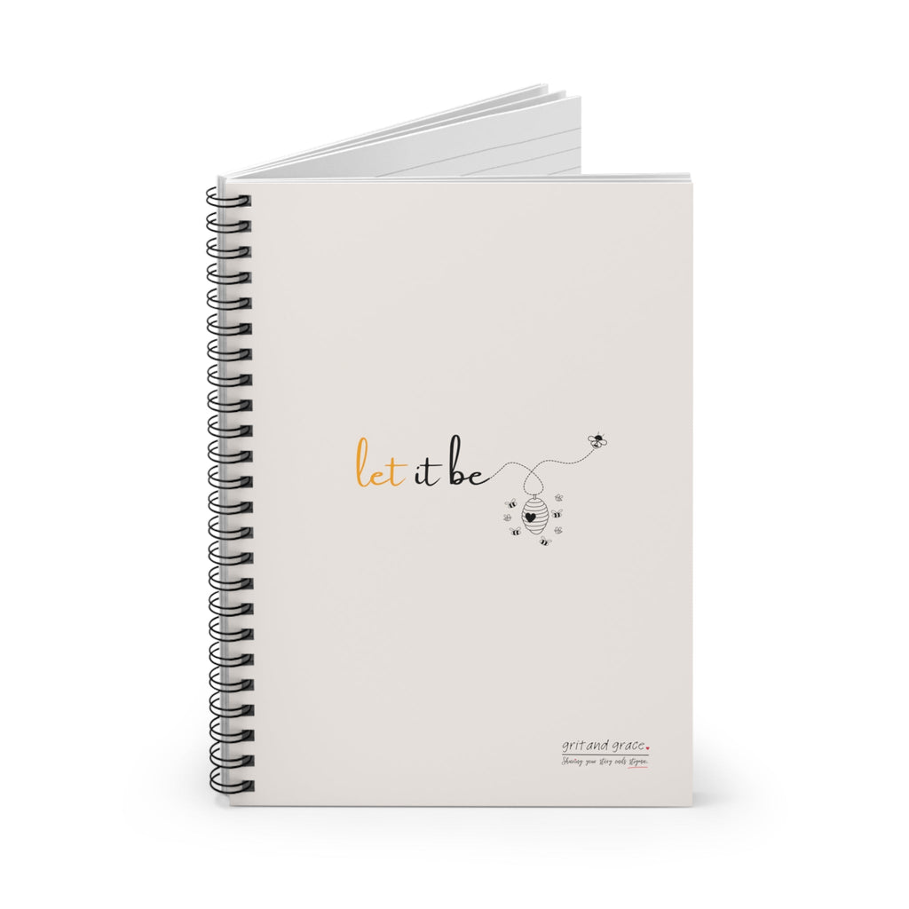 Bee Happy 'Let It Be' Inspirational Notebook