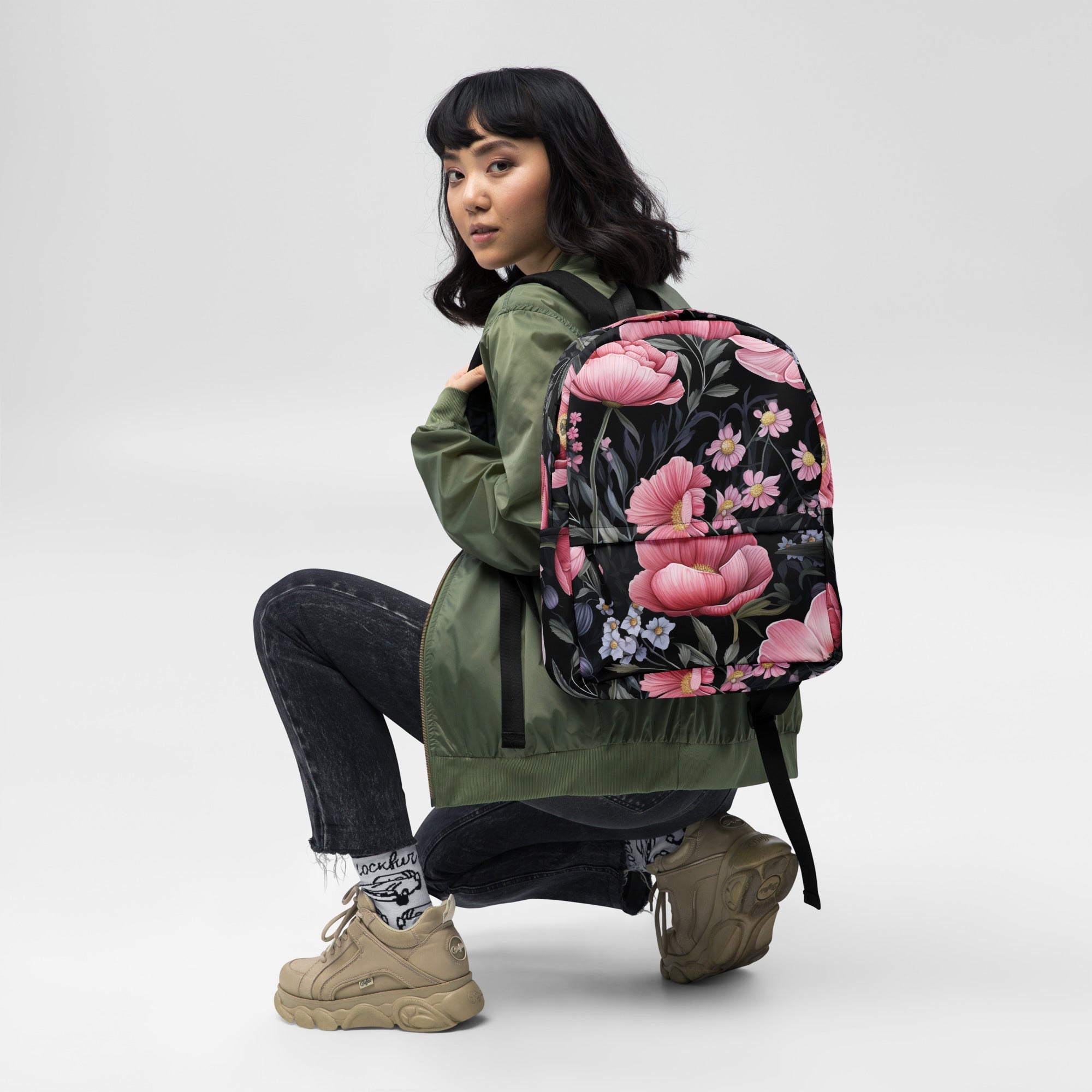 Floral Lover's Botanical Flower Enthusiast Backpack