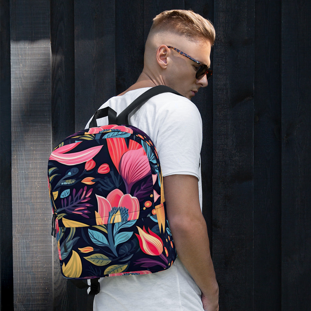Floral Lover's Botanical Flower Enthusiast Backpack
