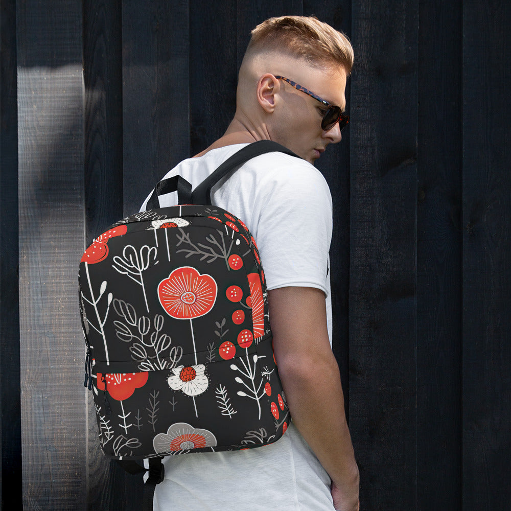 Floral Lover's Botanical Flower Enthusiast Backpack