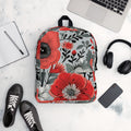 Floral Backpack, Flower Lover Rucksack, Botanical School Bag, Flower Enthusiast Bag, Blossom Backpack, Lovely Bloom Backpack, Spring Inspired Carryallack