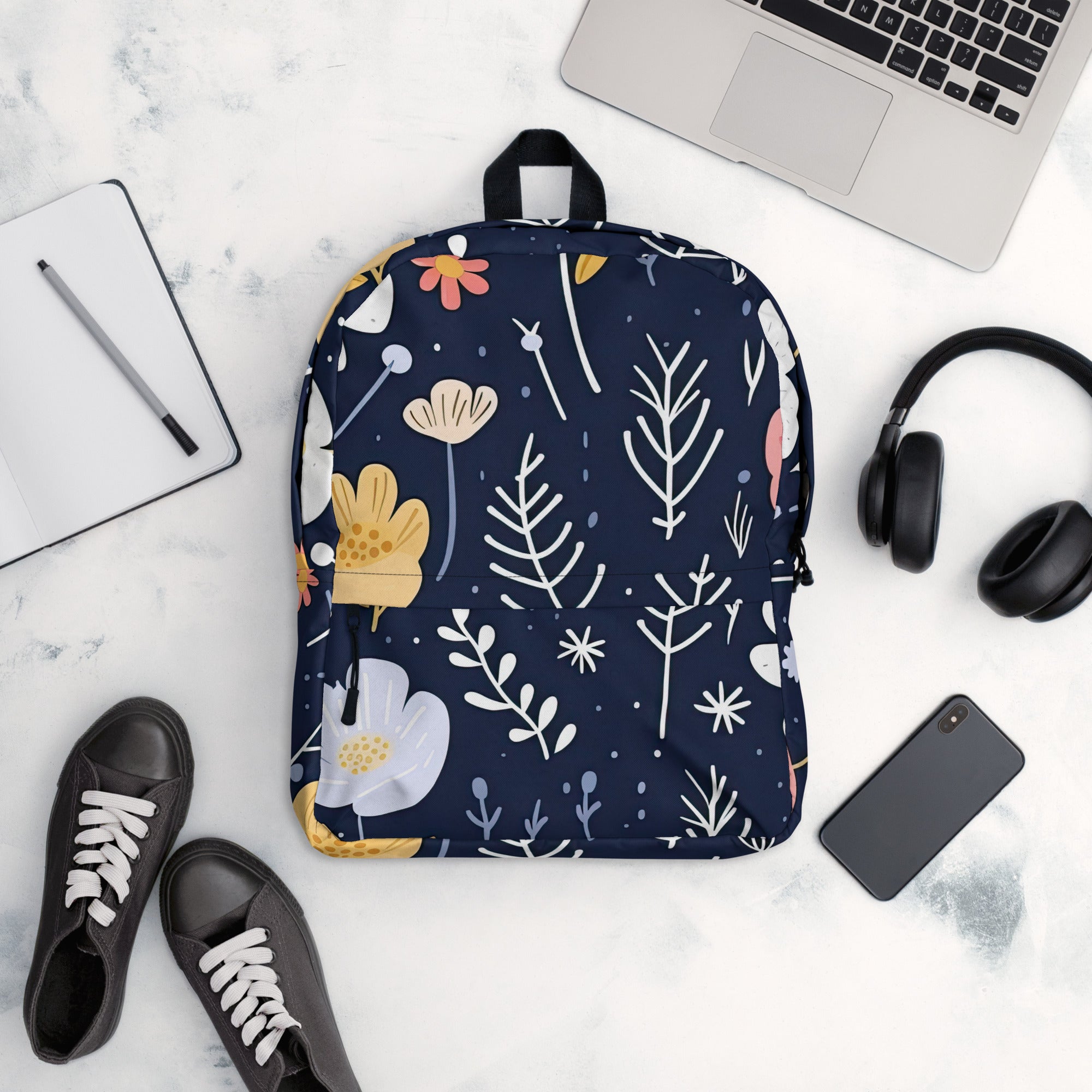 Floral Lover's Botanical Flower Enthusiast Backpack