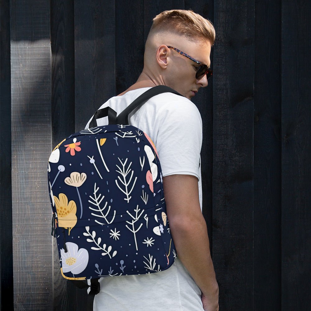 Floral Lover's Botanical Flower Enthusiast Backpack