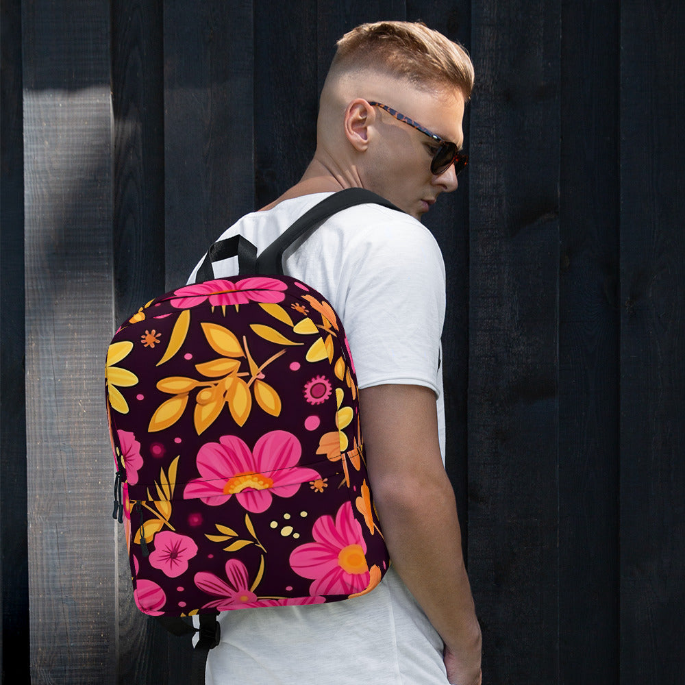 Floral Lover's Botanical Flower Enthusiast Backpack