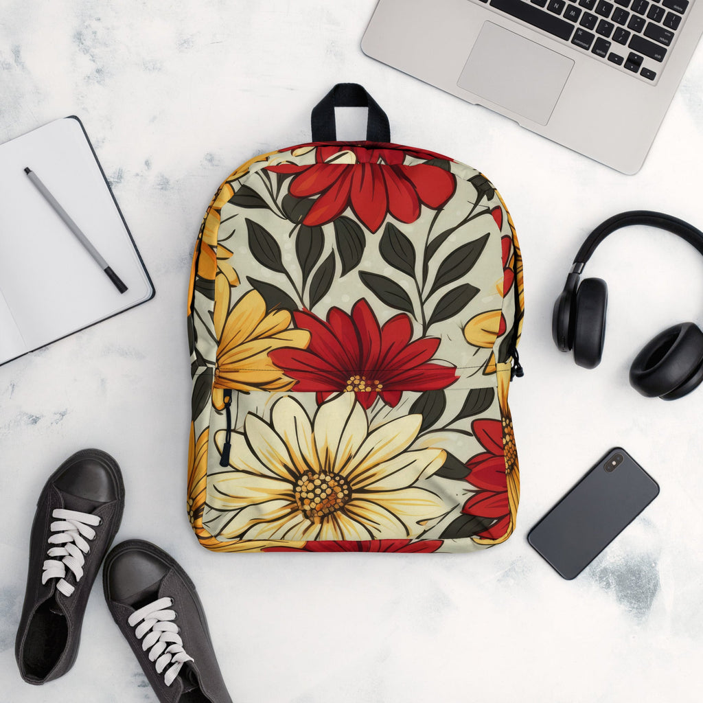 Floral Lover's Botanical Flower Enthusiast Backpack