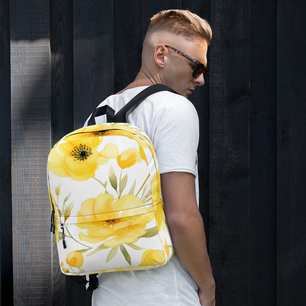 Floral Lover's Botanical Flower Enthusiast Backpack