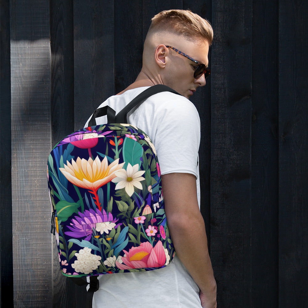 Floral Lover's Botanical Flower Enthusiast Backpack