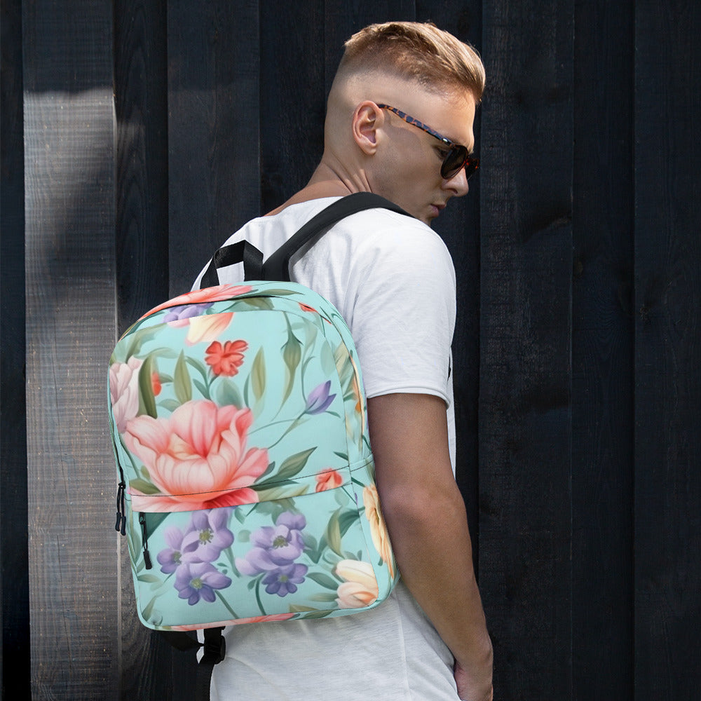 Floral Lover's Botanical Flower Enthusiast Backpack