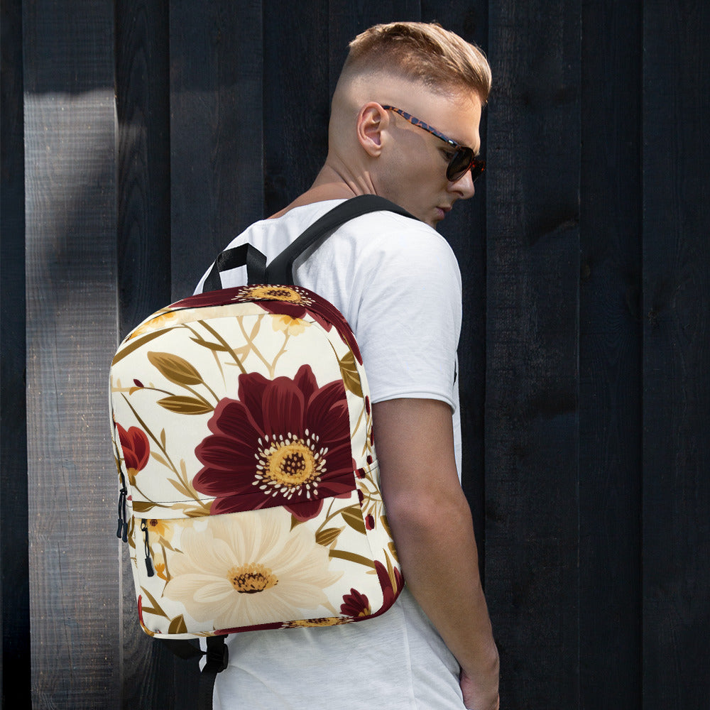 Floral Lover's Botanical Flower Enthusiast Backpack
