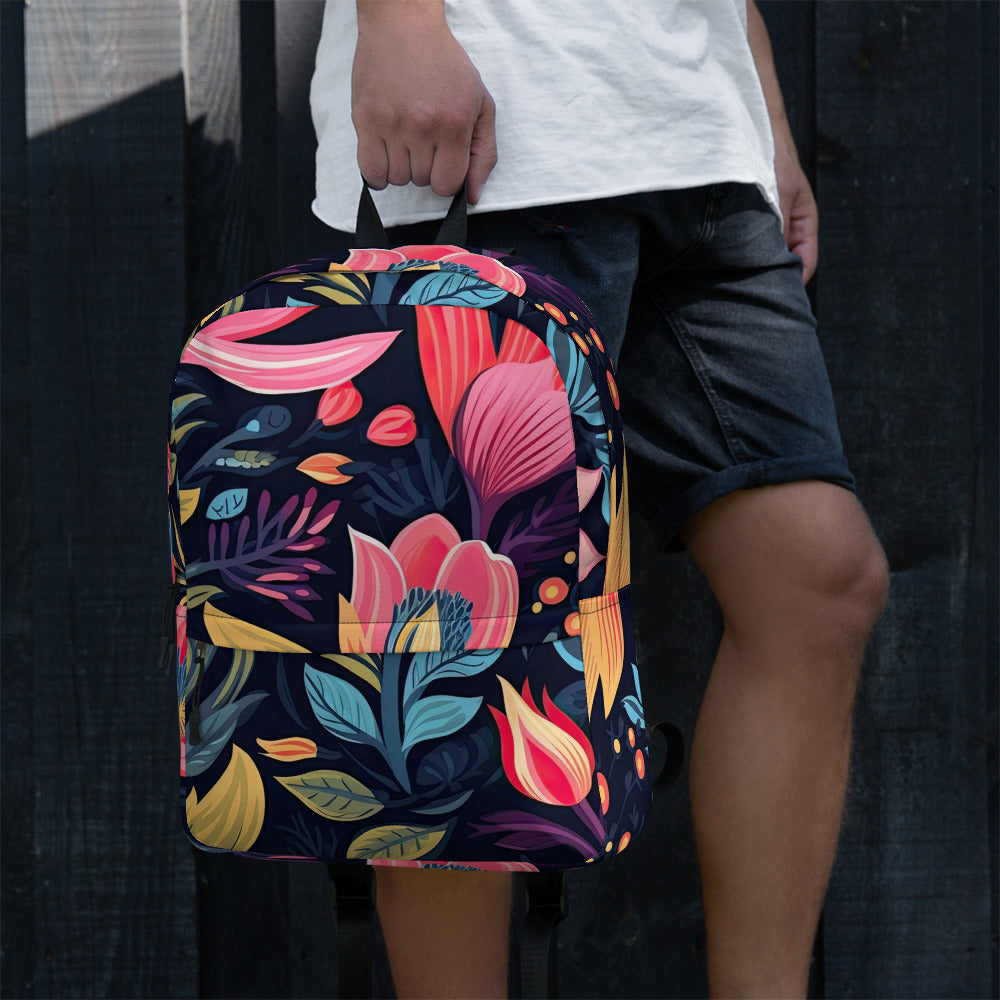 Floral Lover's Botanical Flower Enthusiast Backpack