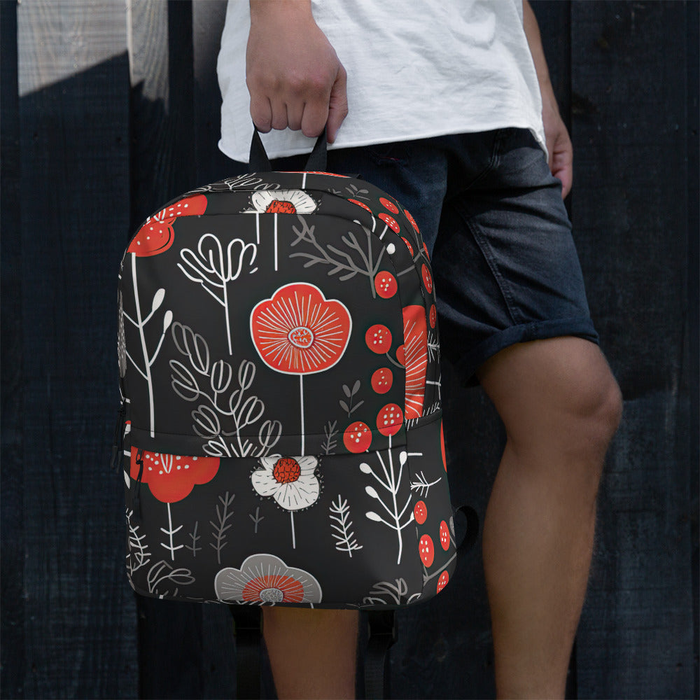 Floral Lover's Botanical Flower Enthusiast Backpack