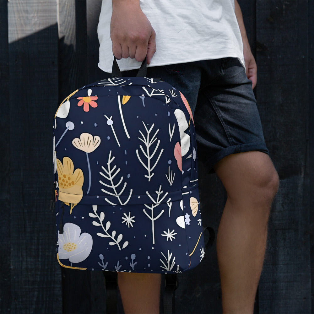 Floral Lover's Botanical Flower Enthusiast Backpack