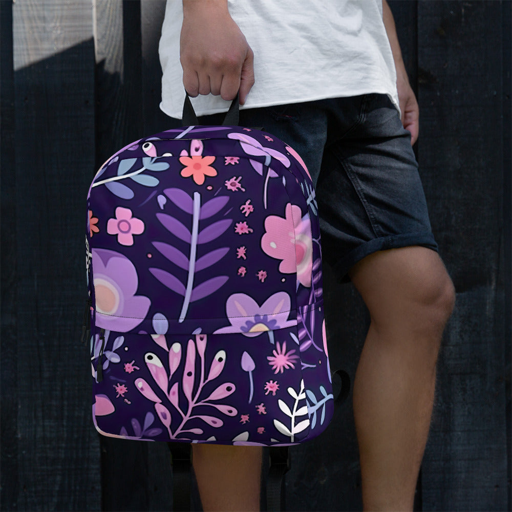 Floral Lover's Botanical Flower Enthusiast Backpack