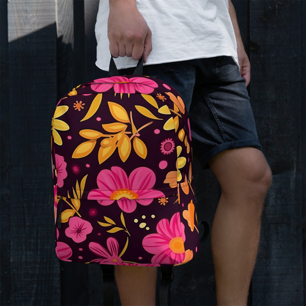 Floral Lover's Botanical Flower Enthusiast Backpack
