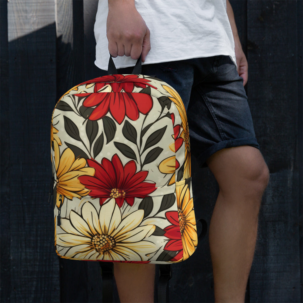 Floral Lover's Botanical Flower Enthusiast Backpack