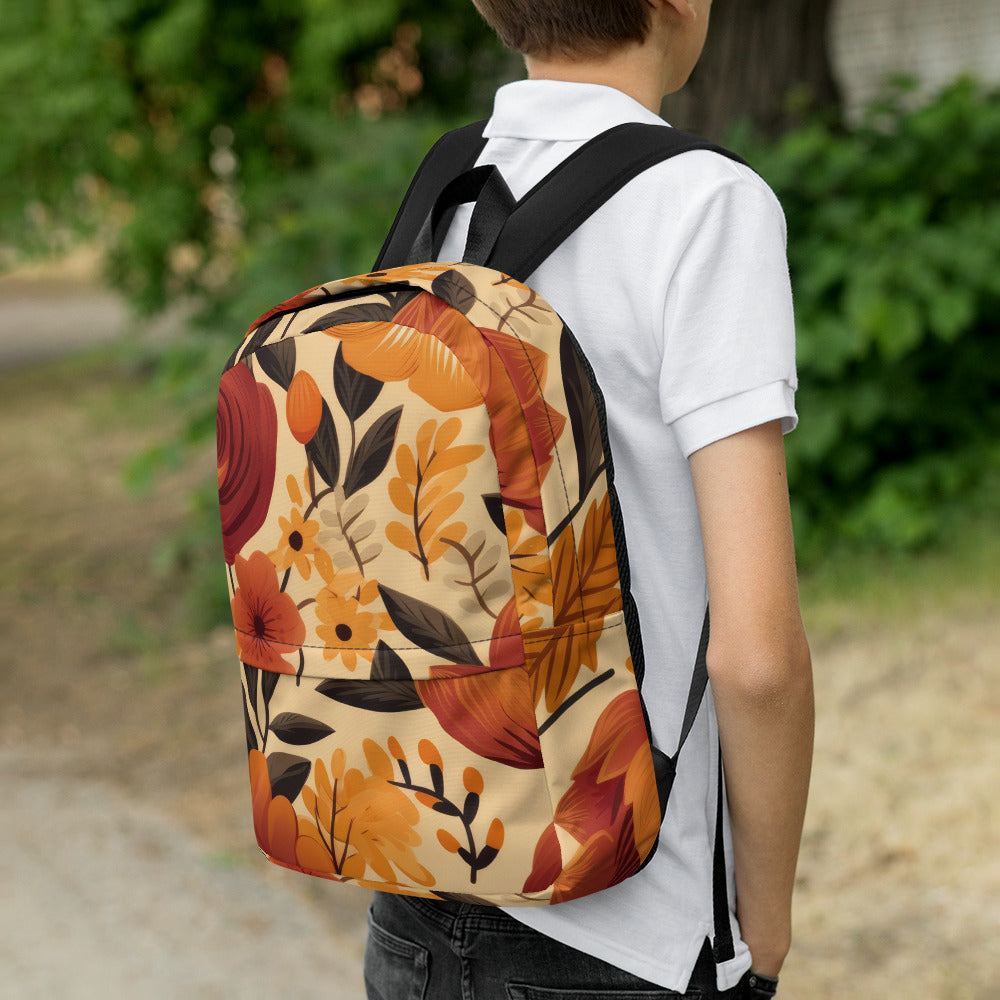 Floral Lover's Botanical Flower Enthusiast Backpack