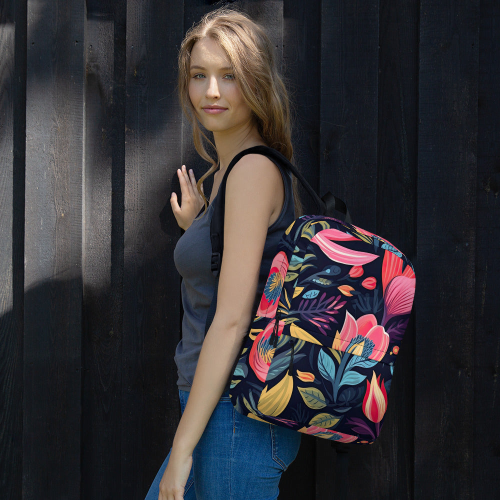 Floral Lover's Botanical Flower Enthusiast Backpack