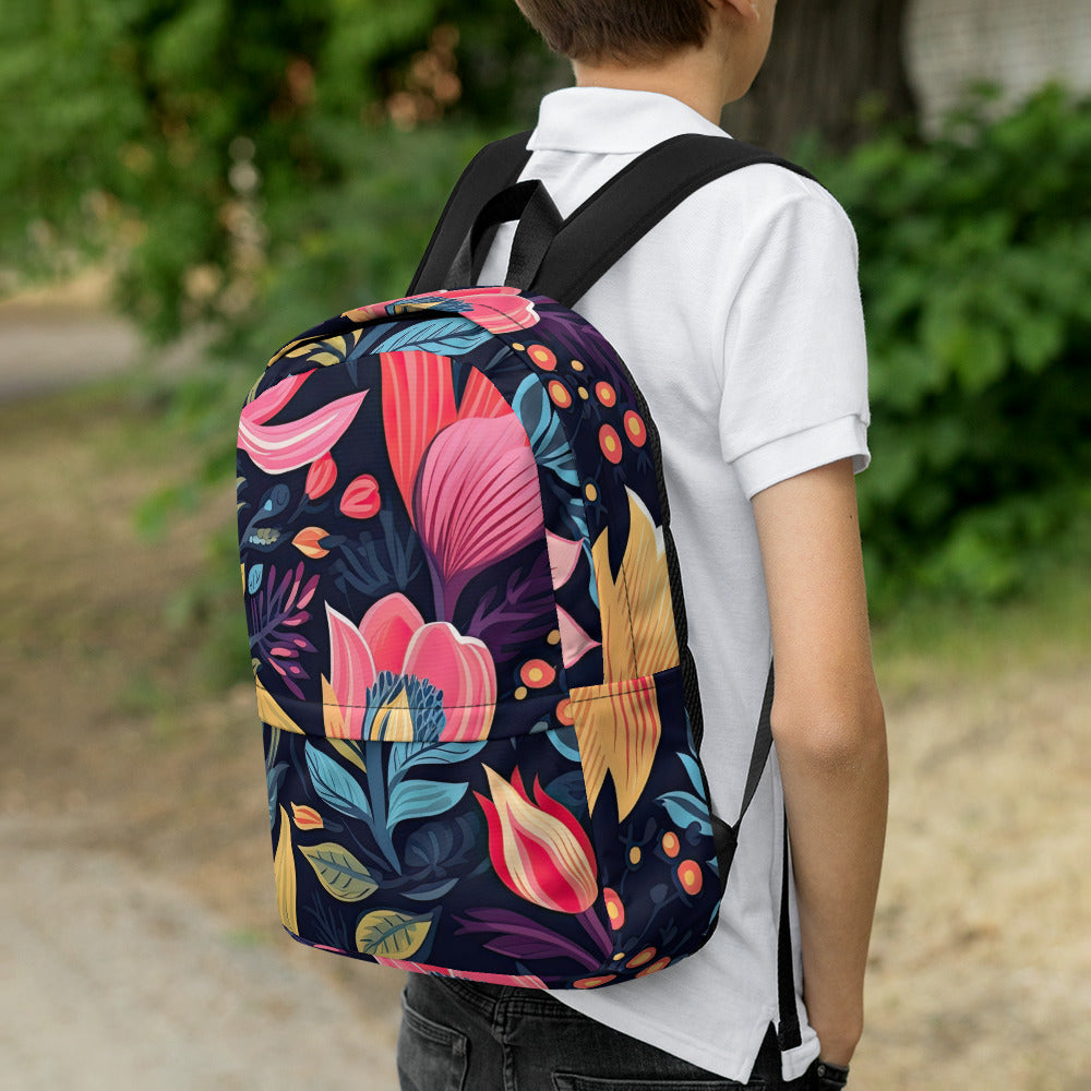Floral Lover's Botanical Flower Enthusiast Backpack