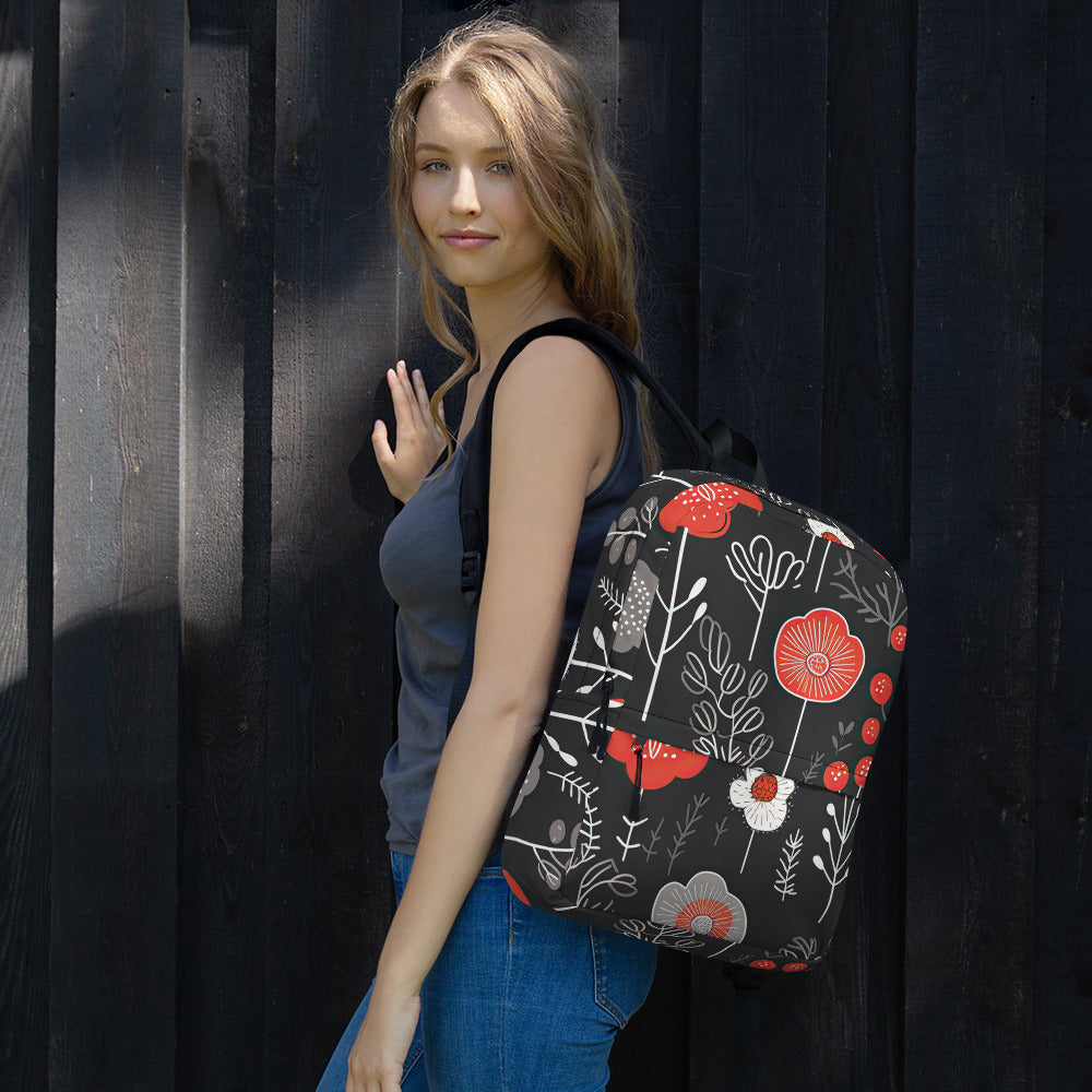 Floral Lover's Botanical Flower Enthusiast Backpack