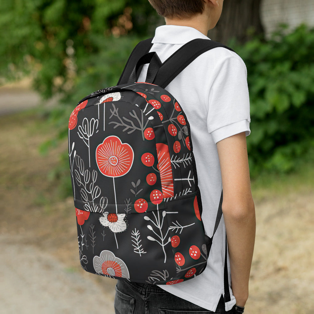 Floral Lover's Botanical Flower Enthusiast Backpack