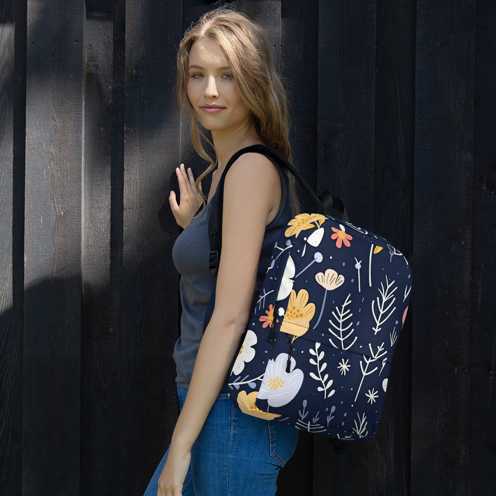 Floral Lover's Botanical Flower Enthusiast Backpack