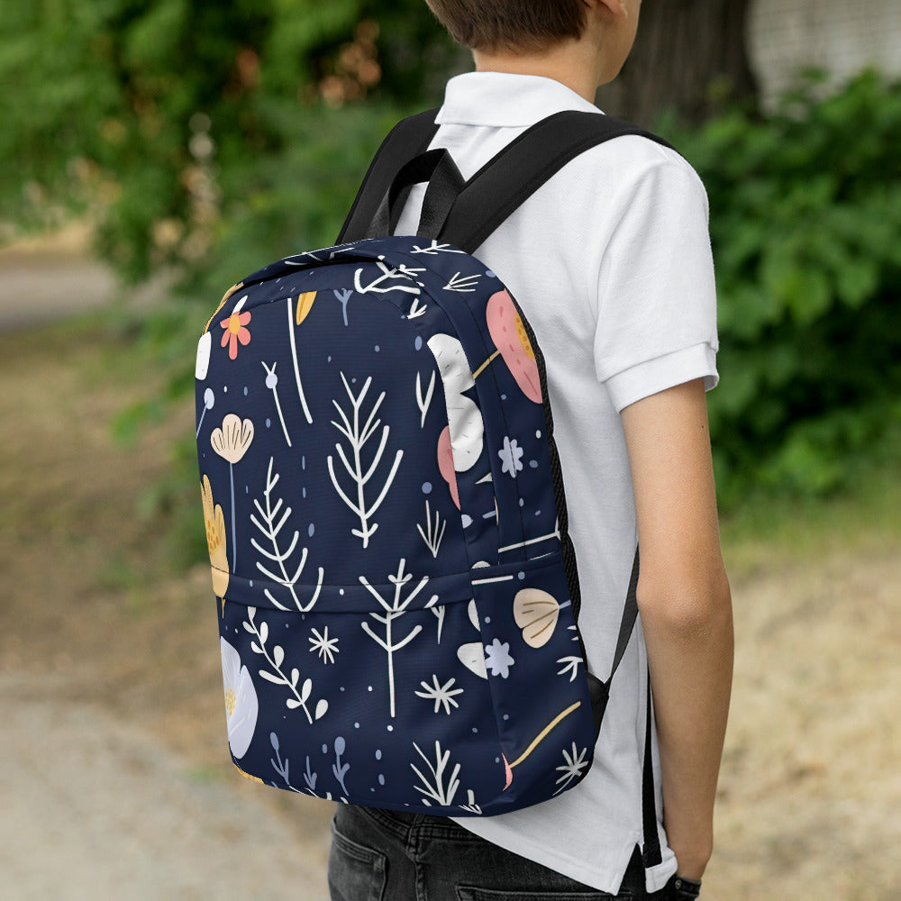 Floral Lover's Botanical Flower Enthusiast Backpack