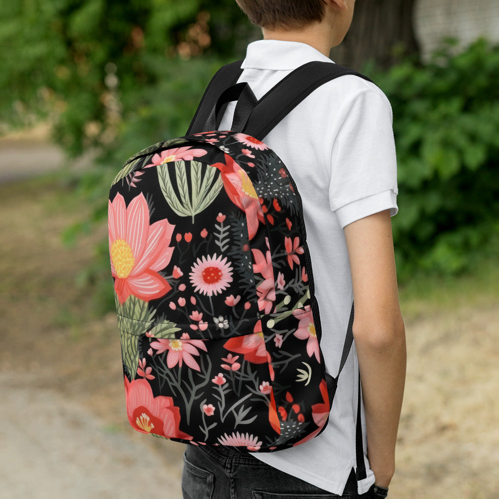 Floral Lover's Botanical Flower Enthusiast Backpack