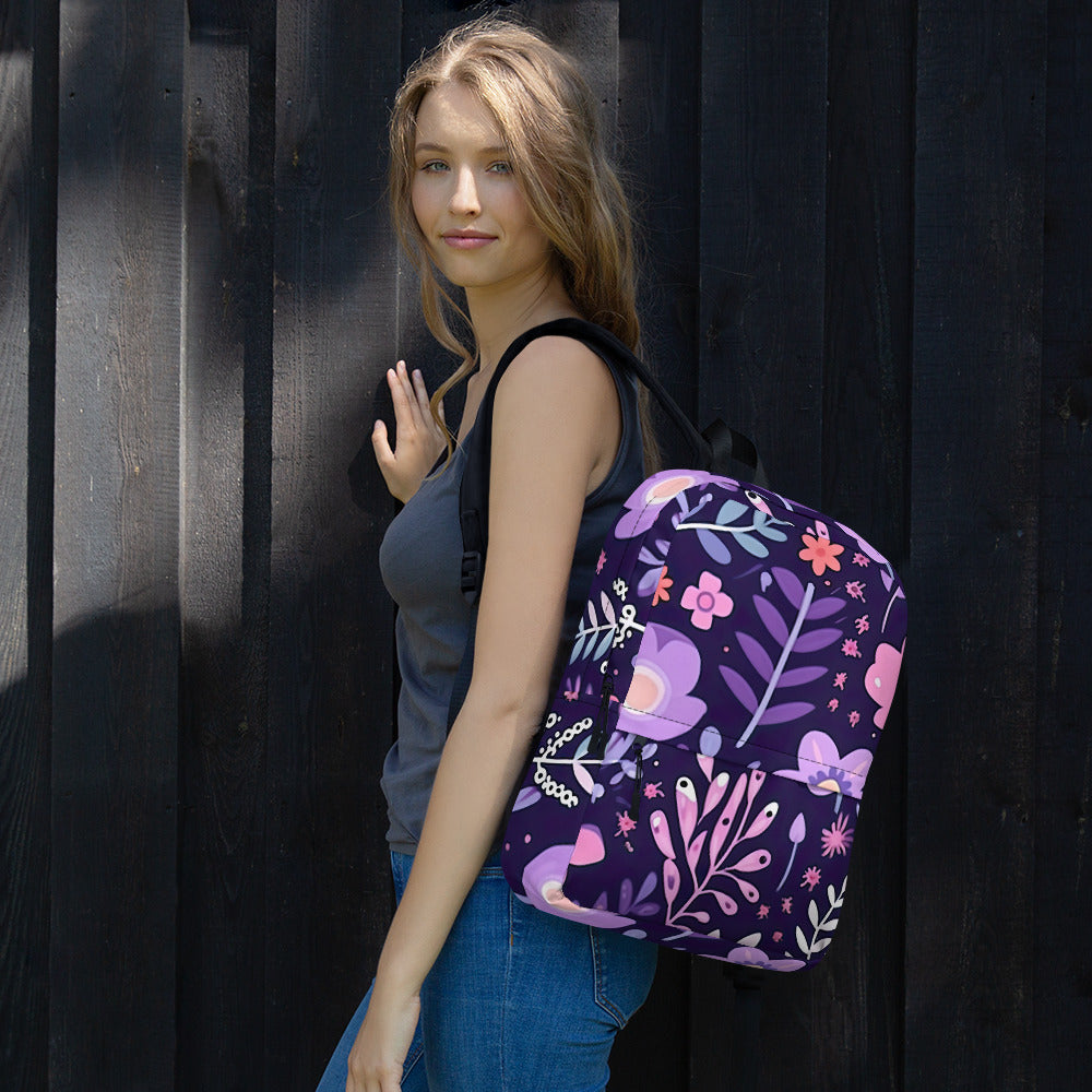 Floral Lover's Botanical Flower Enthusiast Backpack