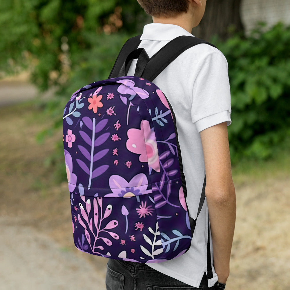 Floral Lover's Botanical Flower Enthusiast Backpack