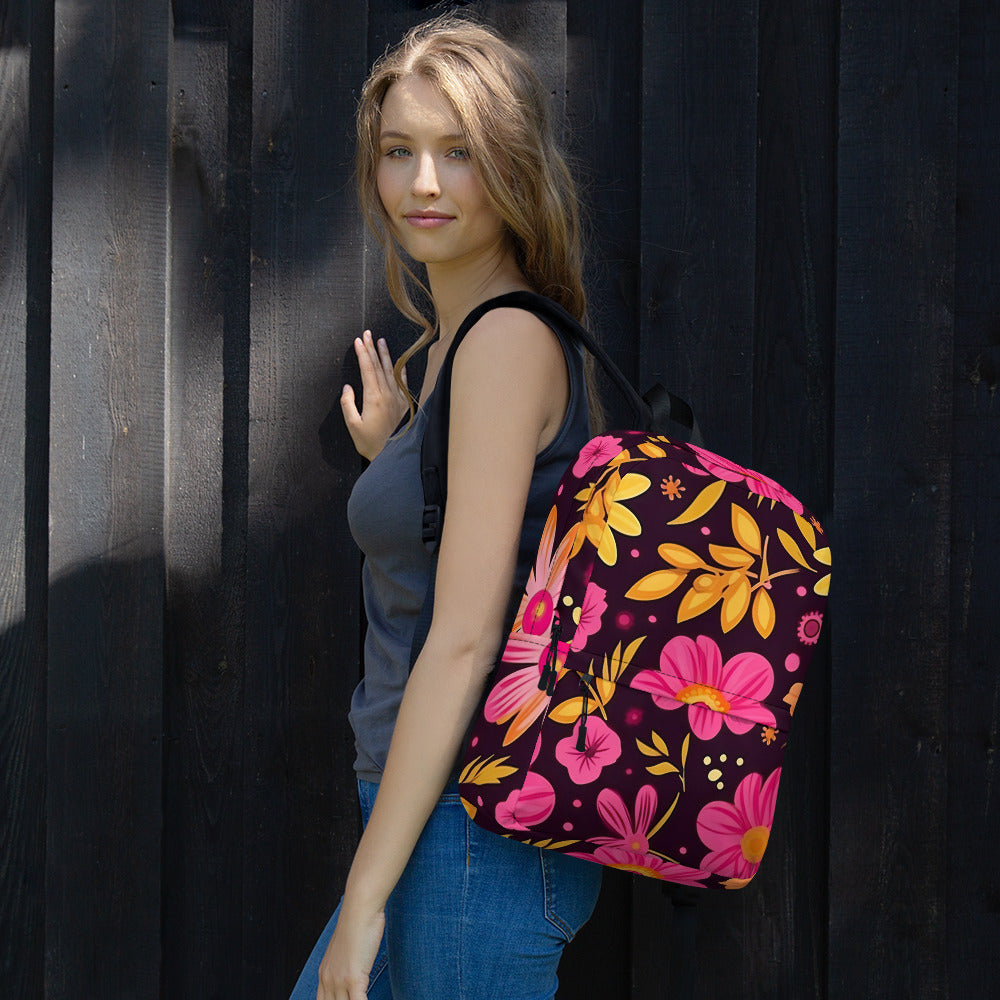 Floral Lover's Botanical Flower Enthusiast Backpack