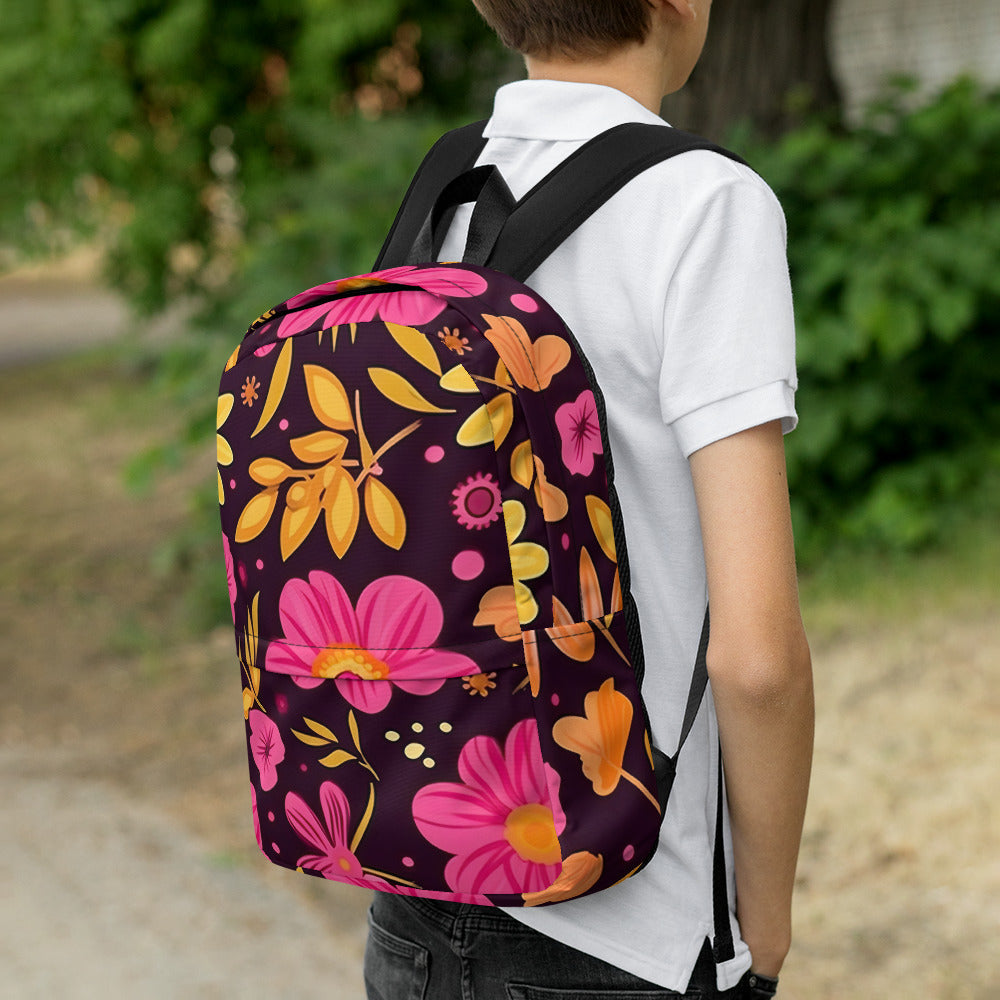 Floral Lover's Botanical Flower Enthusiast Backpack