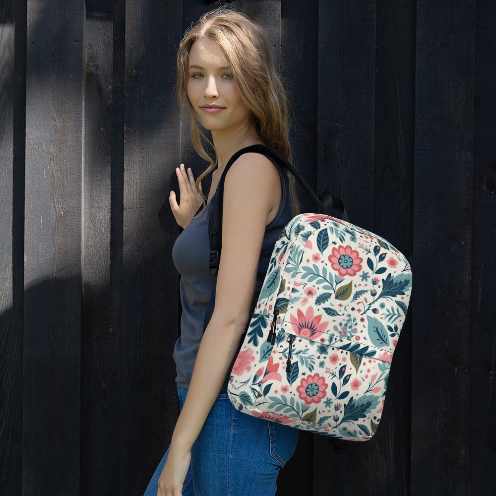 Floral Lover's Botanical Flower Enthusiast Backpack