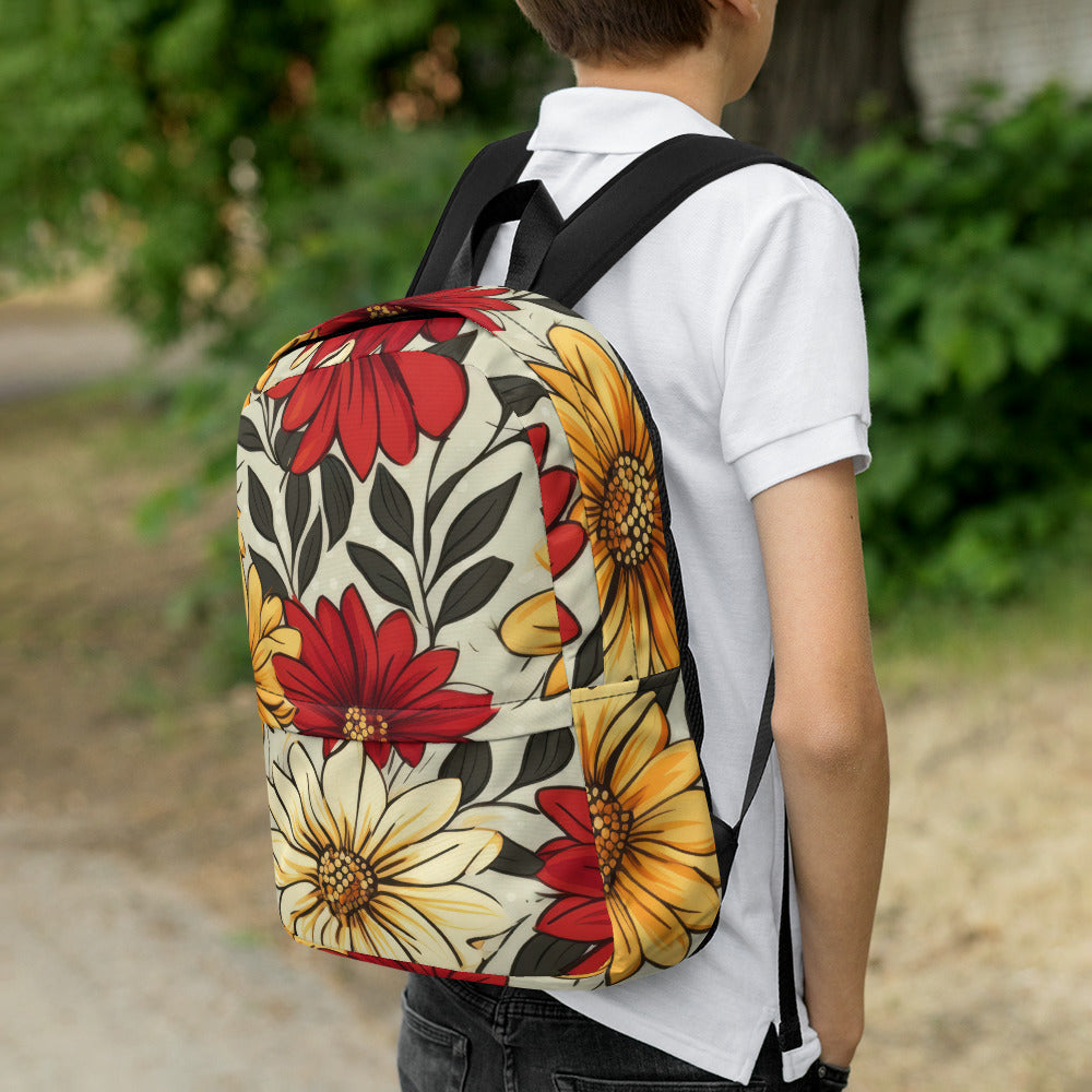Floral Lover's Botanical Flower Enthusiast Backpack