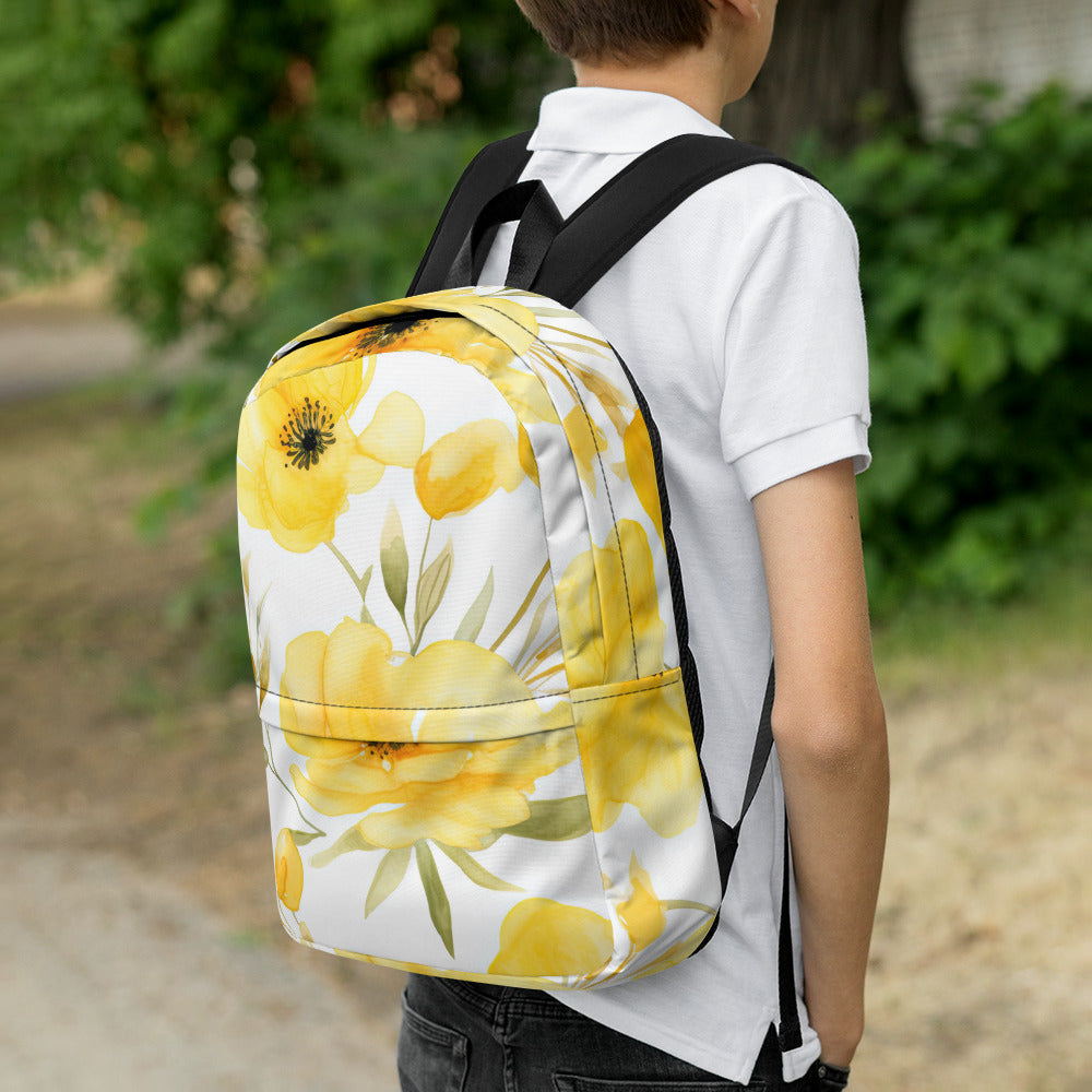 Floral Lover's Botanical Flower Enthusiast Backpack