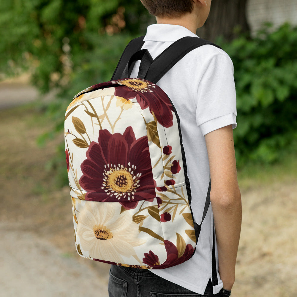 Floral Lover's Botanical Flower Enthusiast Backpack