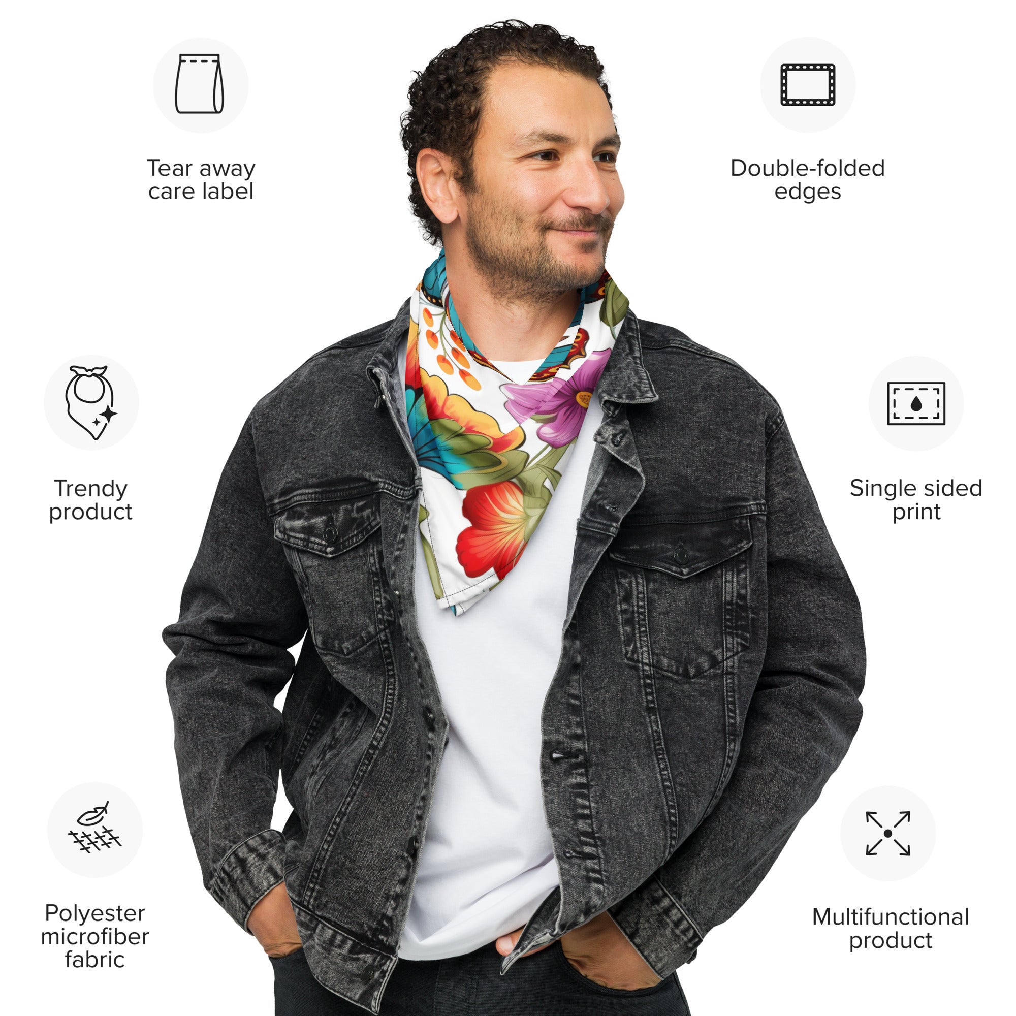 Butterfly Lover's Springtime Bandana