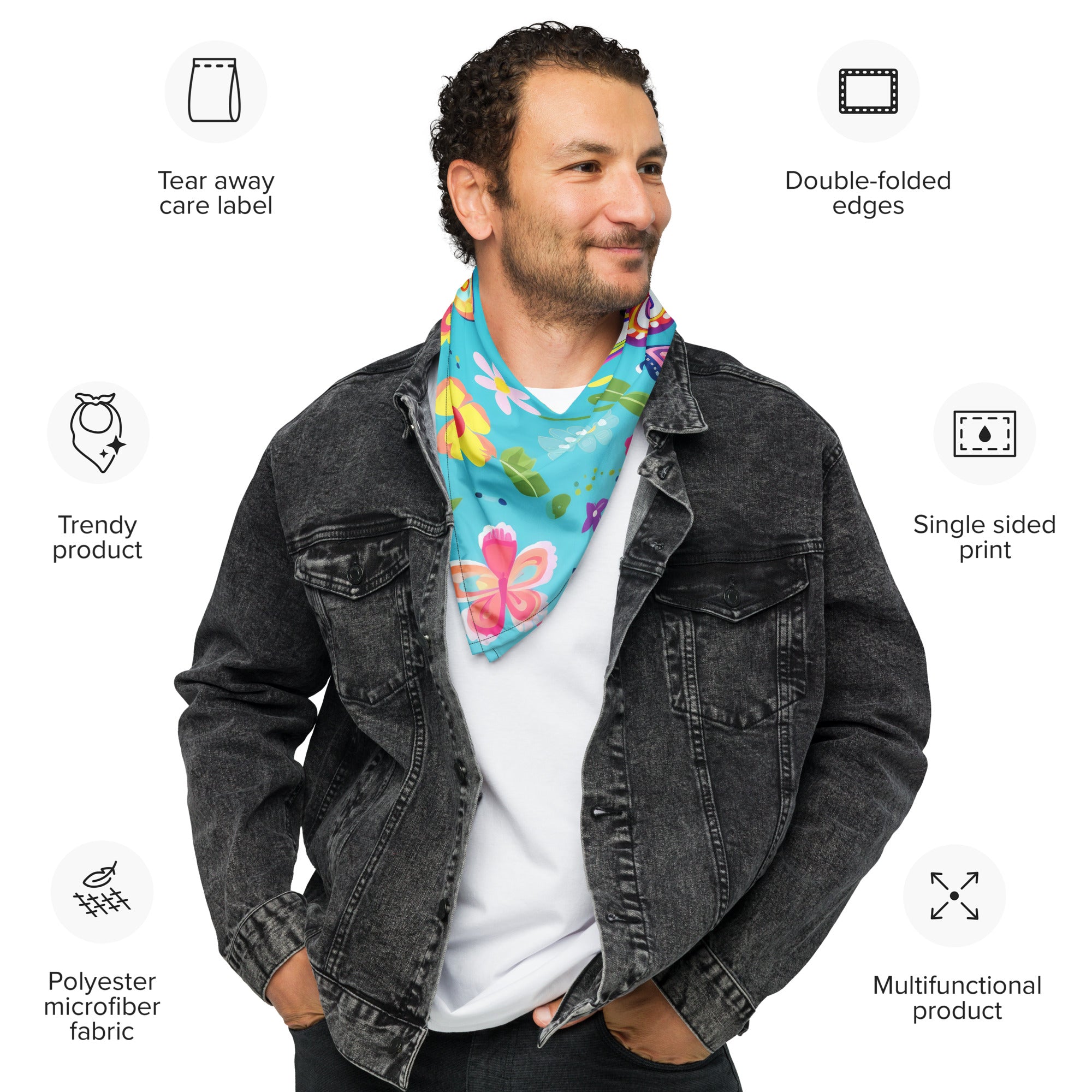 Butterfly Lover's Springtime Bandana