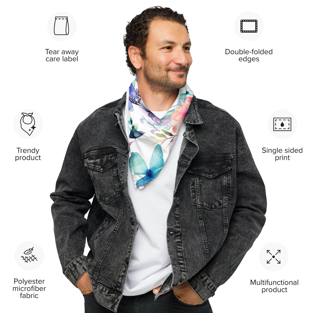 Butterfly Lover's Springtime Bandana