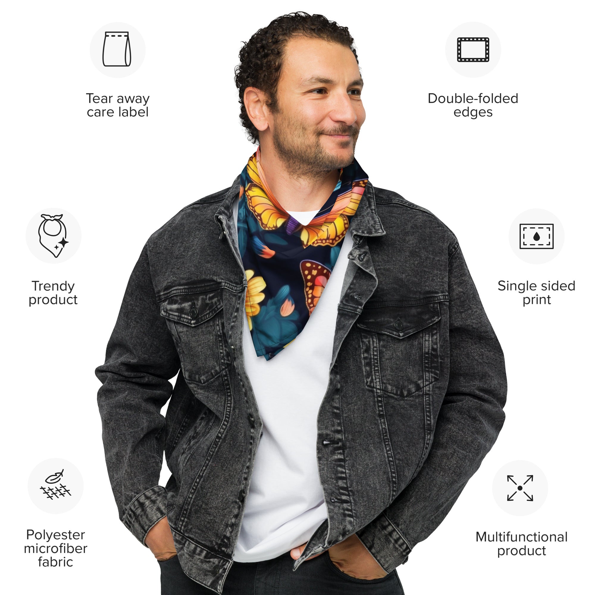 Butterfly Lover's Springtime Bandana