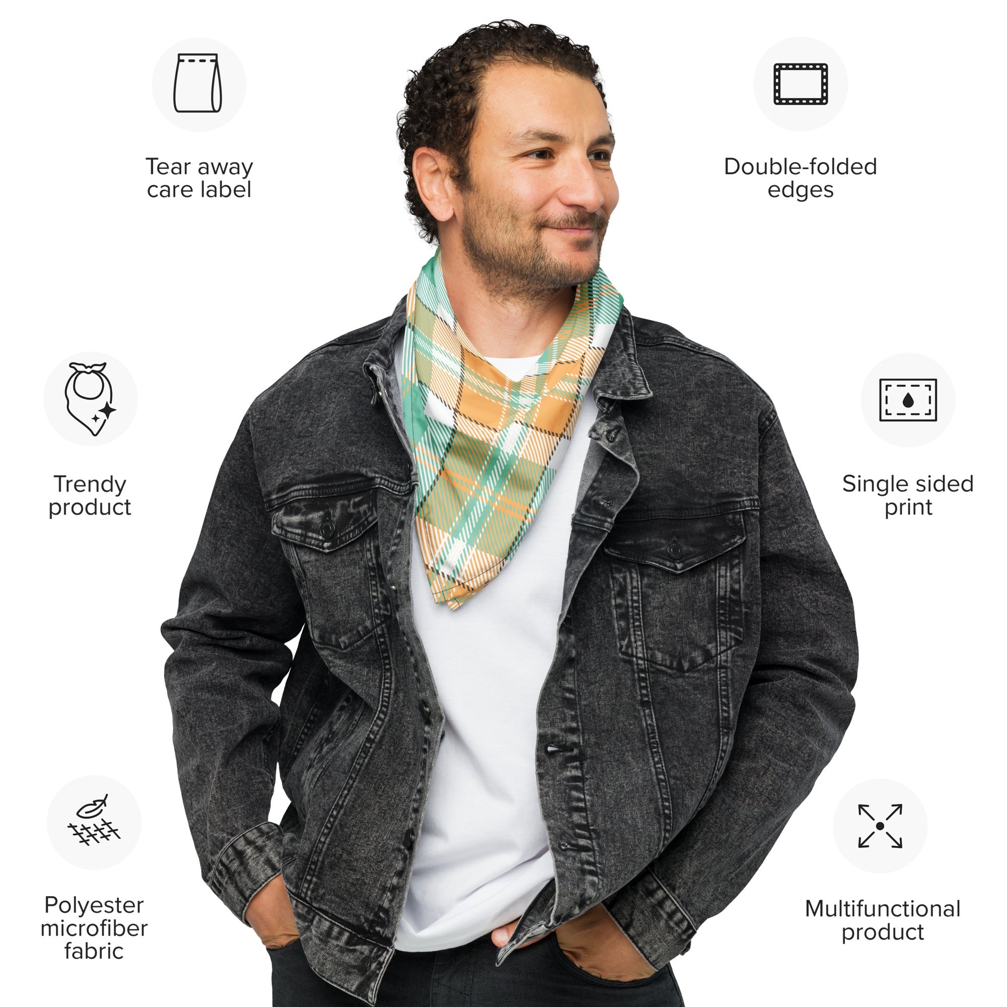 Cool Dad Bandana, Father Gift Bandana, Stylish Papa Neck Scarf, Dad Style Neckwear, Fatherly Bandana, Best Papa Bandana, Father’s Day Present