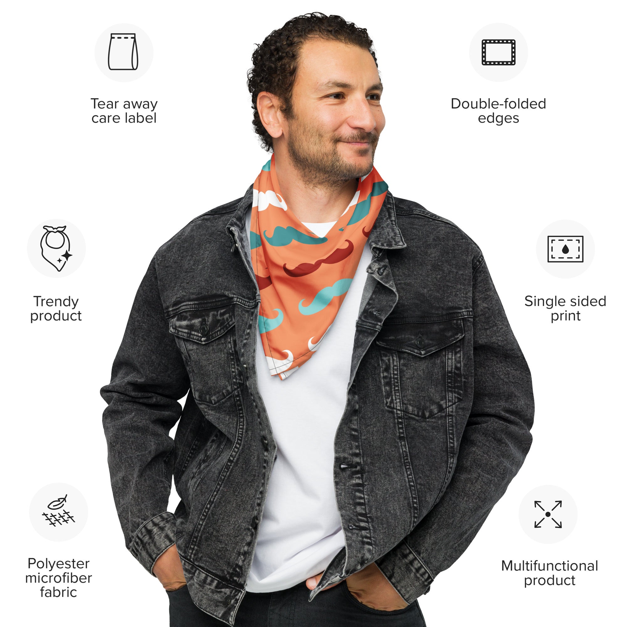Cool Dad Bandana, Father Gift Bandana, Stylish Papa Neck Scarf, Dad Style Neckwear, Fatherly Bandana, Best Papa Bandana, Father’s Day Present