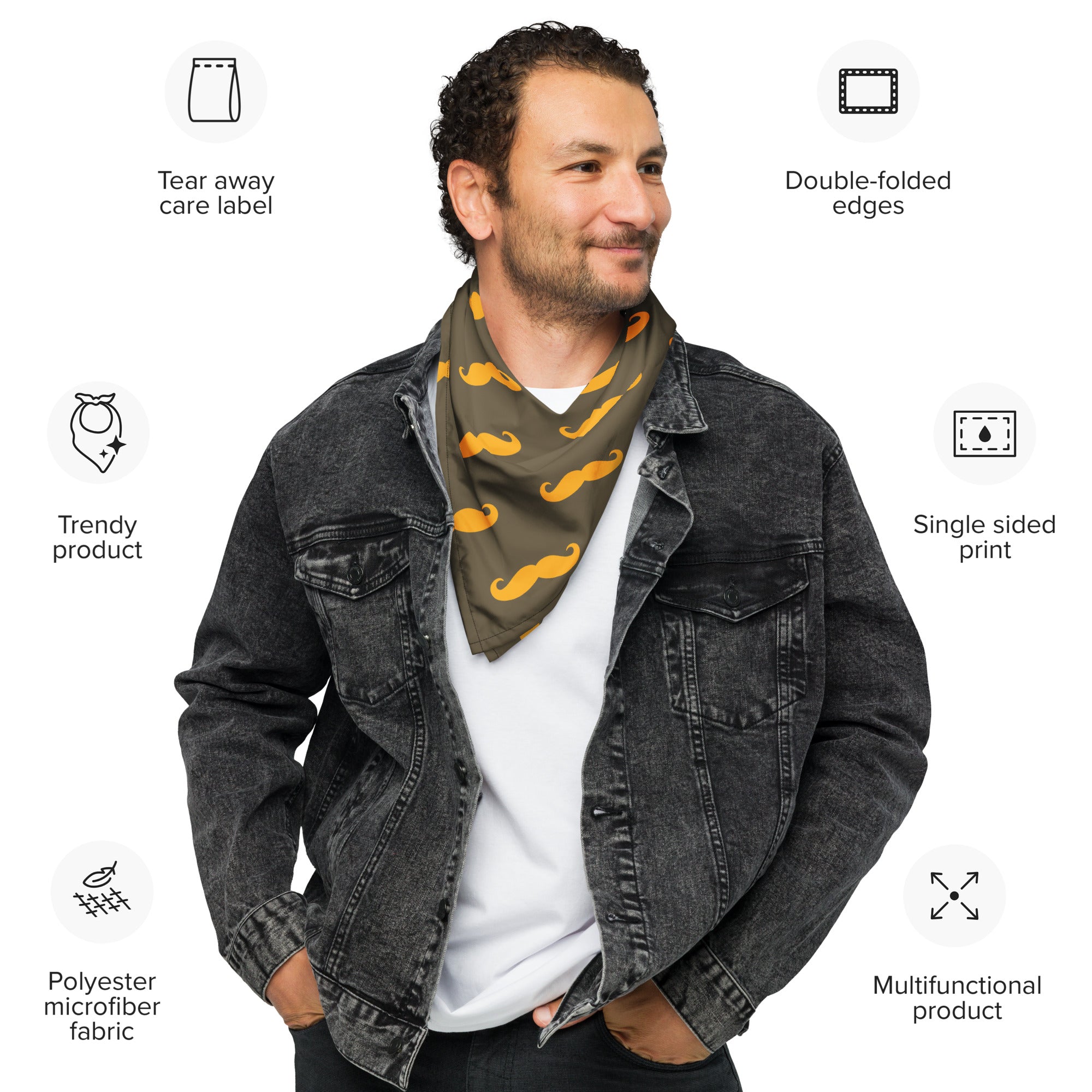 Cool Dad Bandana, Father Gift Bandana, Stylish Papa Neck Scarf, Dad Style Neckwear, Fatherly Bandana, Best Papa Bandana, Father’s Day Present